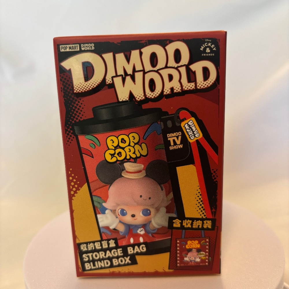 Dimoo World X Disney Storage Bag Blind Box Unopened Pop Mart
